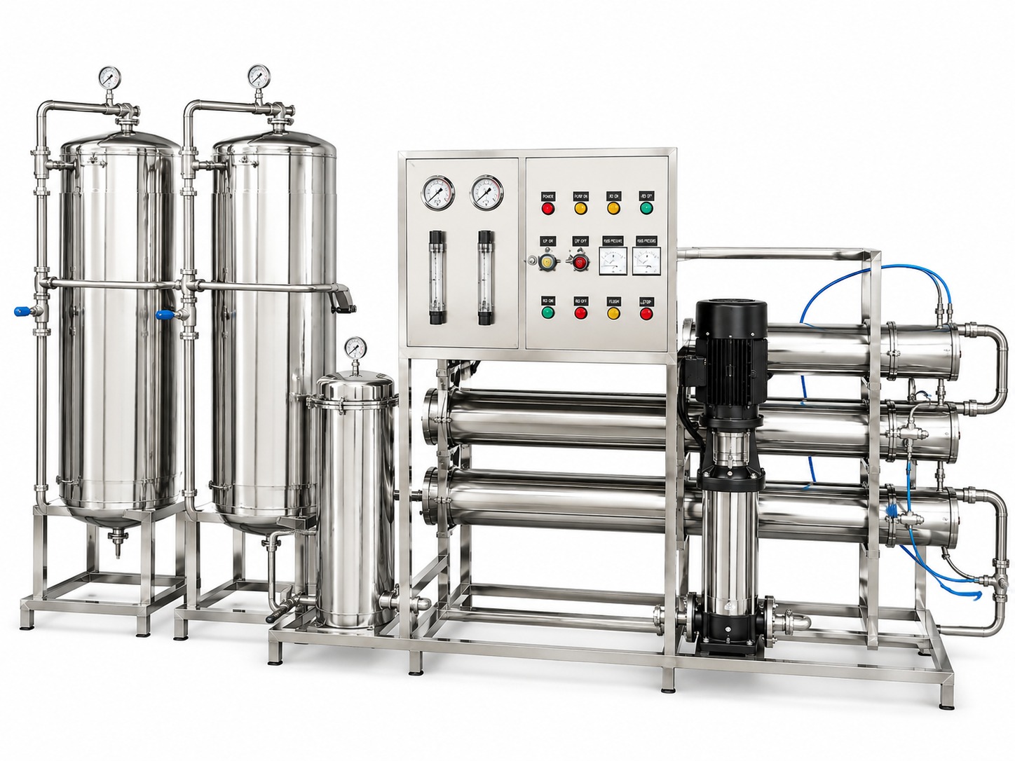 Stainless steel RO plant